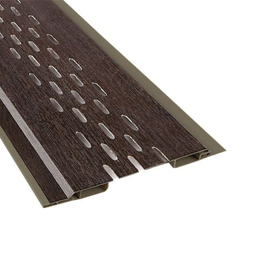 Ventilationsliste Poliprofile 2700 x 100 mm valnød