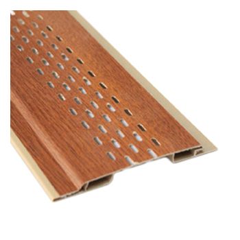 Ventilationsliste Poliprofile 2700 x 100 mm i gylden eg