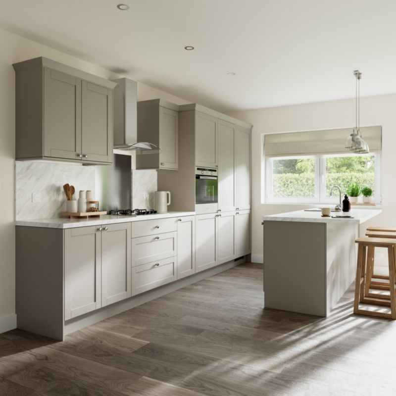 Ashmead afslutningsliste 7,5 x 240 cm beige