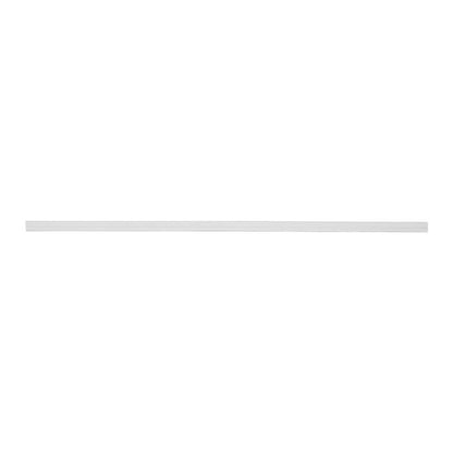 GoodHome Alisma afslutningsliste 240 x 3,5 cm hvid højglans