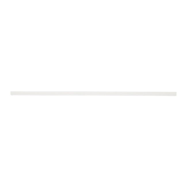 GoodHome Alpinia afslutningsliste 240 x 3,5 cm mat hvid