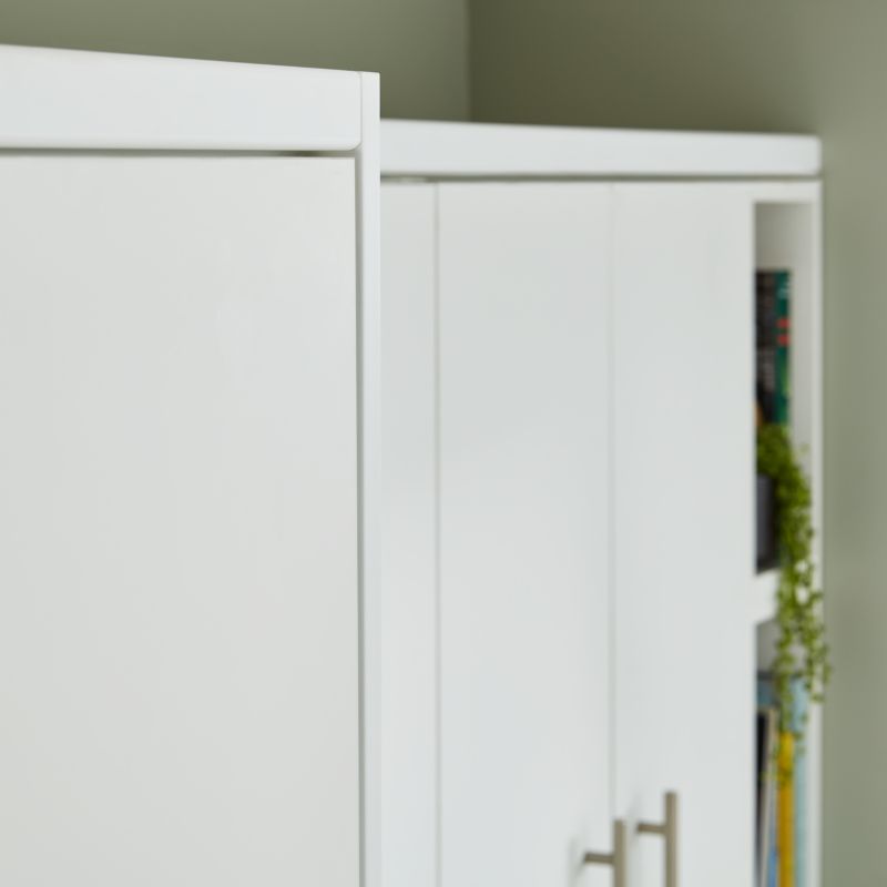 GoodHome Alpinia afslutningsliste 240 x 3,5 cm mat hvid