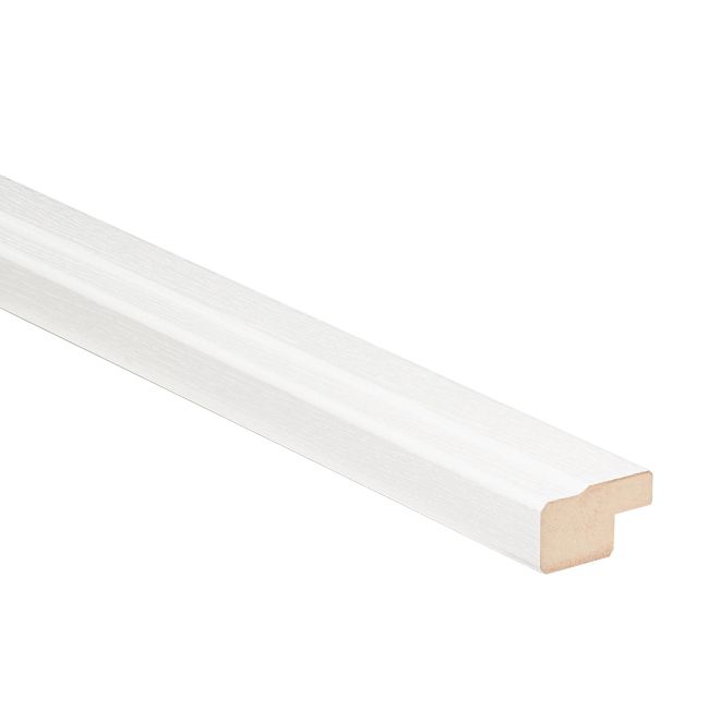 GoodHome Alpinia afslutningsliste 240 x 3,5 cm i mat elfenben