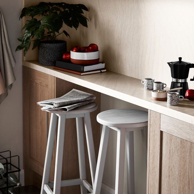 GoodHome Alpinia afslutningsliste 240 x 7,5 cm egetræ