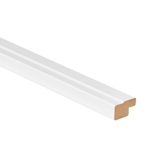 GoodHome Artemisia afslutningsliste 240 x 3,5 cm classic shaker hvid