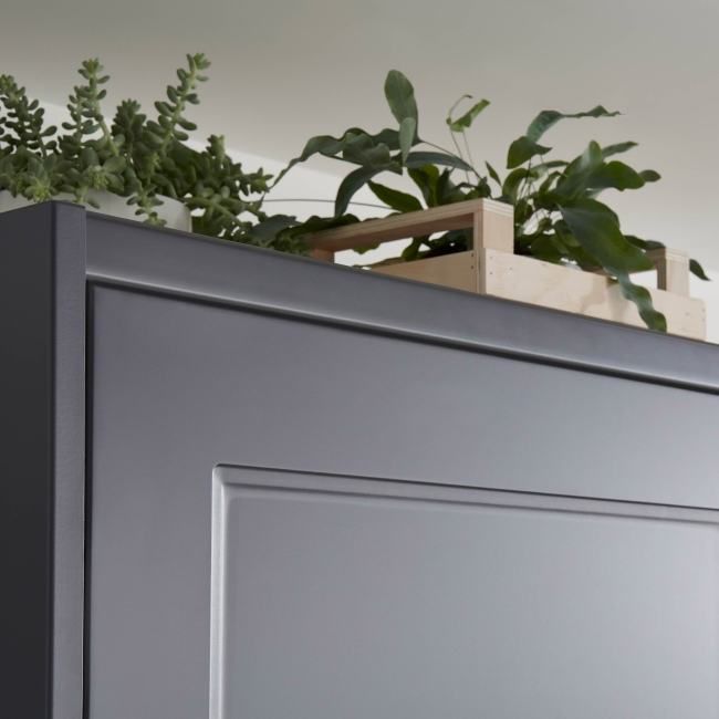 GoodHome Artemisia afslutningsliste 240 x 3,5 cm classic shaker hvid