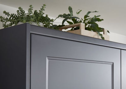 GoodHome Artemisia afslutningsliste 240 x 3,5 cm classic shaker hvid