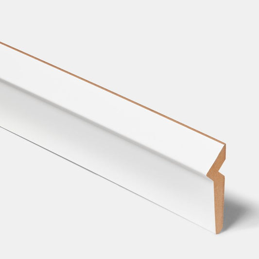 GoodHome Artemisia afslutningsliste 240 x 7,5 cm classic shaker hvid