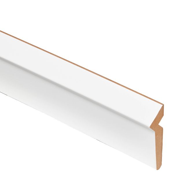 GoodHome Artemisia afslutningsliste 240 x 7,5 cm classic shaker hvid