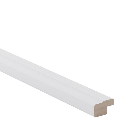 GoodHome Balsamita afslutningsliste 240 x 3,5 cm mat hvid
