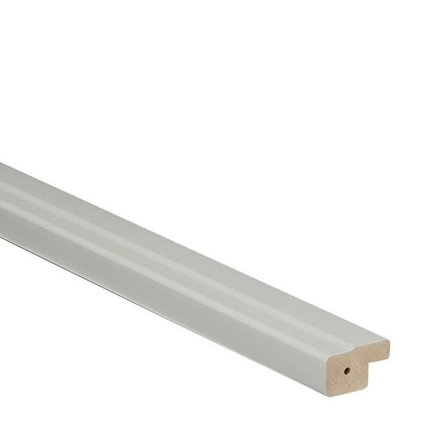 GoodHome Balsamita afslutningsliste 240 x 3,5 cm mat grå