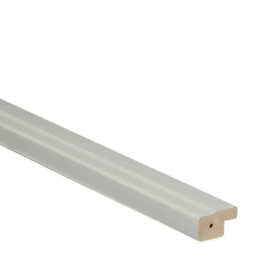 GoodHome Balsamita afslutningsliste 240 x 3,5 cm mat grå