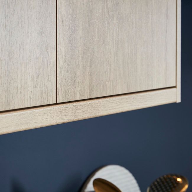 GoodHome Chia afslutningsliste 240 x 3,5 cm lys eg