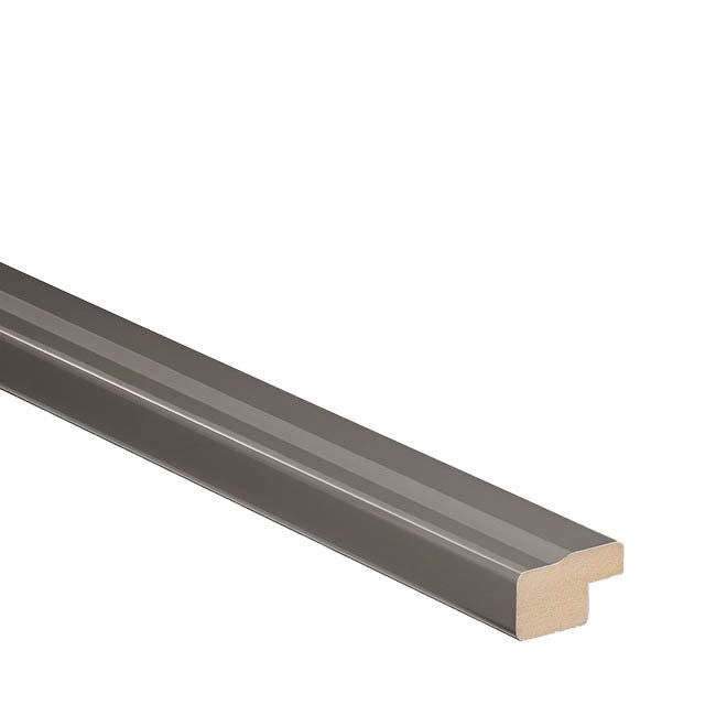 GoodHome Chia afslutningsliste 240 x 3,5 cm i grå eg