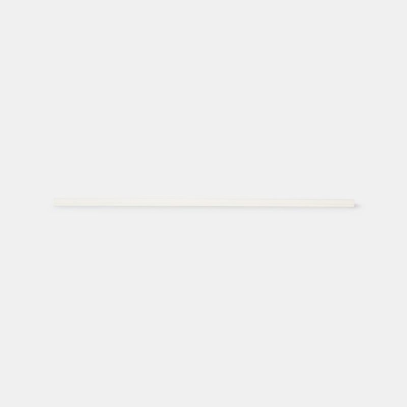 GoodHome Stevia afslutningsliste 240 x 3,5 cm kremet blank