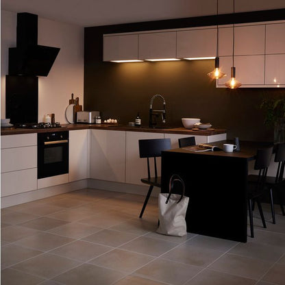 GoodHome Stevia afslutningsliste 240 x 3,5 cm kremet blank