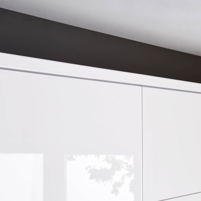 GoodHome Stevia afslutningsliste 240 x 3,5 cm kremet blank