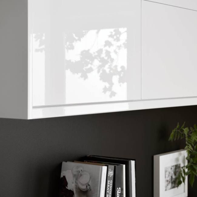 GoodHome Stevia afslutningsliste 240 x 3,5 cm kremet blank
