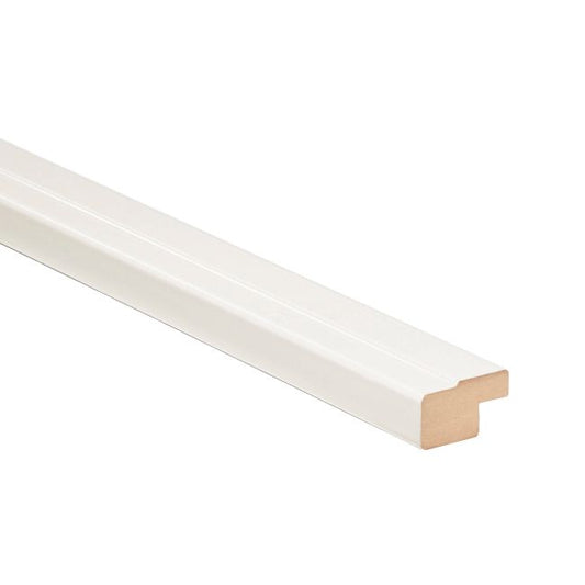 GoodHome Stevia afslutningsliste 240 x 3,5 cm kremet blank