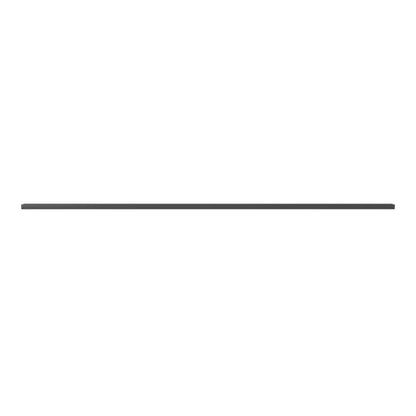 GoodHome Stevia afslutningsliste 3,5 x 240 cm mat antracit