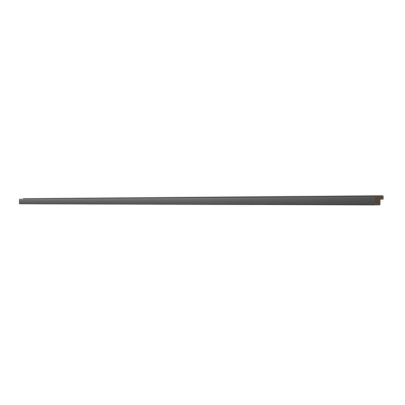 GoodHome Stevia afslutningsliste 3,5 x 240 cm mat antracit