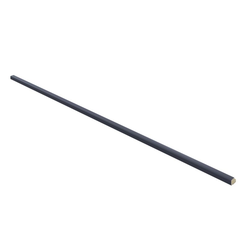 GoodHome Stevia afslutningsliste 3,5 x 240 cm mat blå