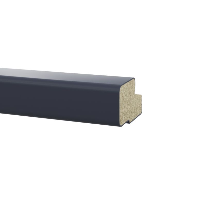 GoodHome Stevia afslutningsliste 3,5 x 240 cm mat blå