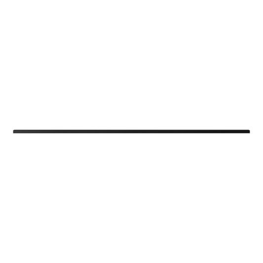 GoodHome Stevia afslutningsliste 3,5 x 240 cm mat sort