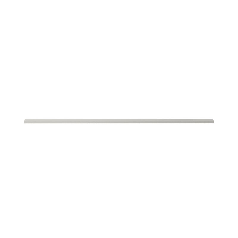 GoodHome Stevia afslutningsliste 3,5 x 240 cm mat grå