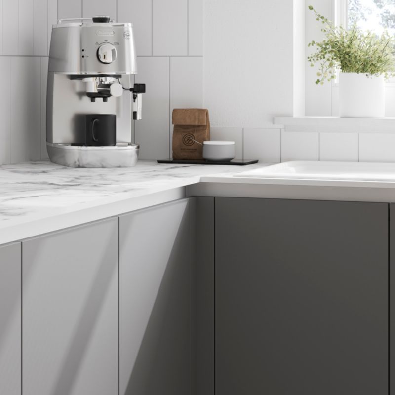 GoodHome Stevia afslutningsliste 3,5 x 240 cm mat grå