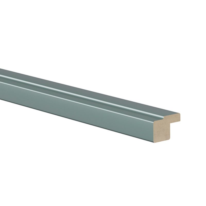 GoodHome Stevia afslutningsliste 3,5 x 240 cm mat grøn
