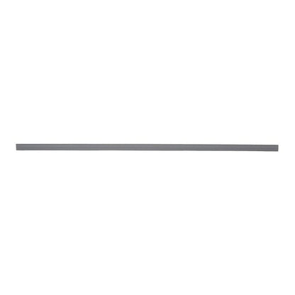 GoodHome Stevia / Garcinia afslutningsliste 240 x 3,5 cm i antracit med blank overflade