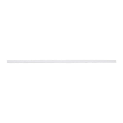 GoodHome Stevia / Garcinia afslutningsliste 240 x 3,5 cm i hvid højglans