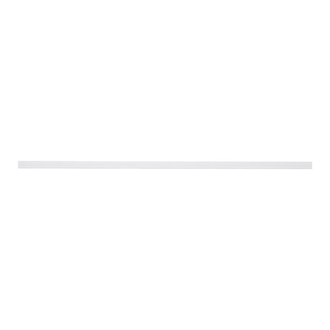 GoodHome Stevia / Garcinia afslutningsliste 240 x 3,5 cm i hvid højglans