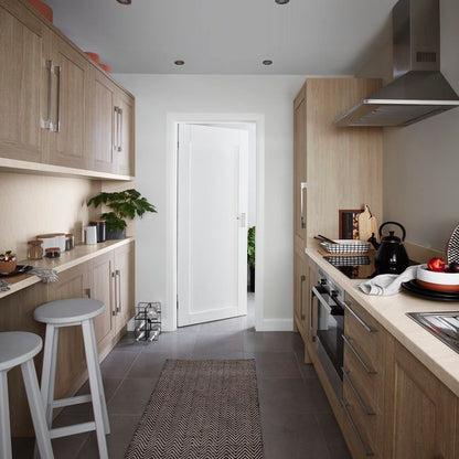 Top- og bundafslutningsliste GoodHome Alpinia egetræ