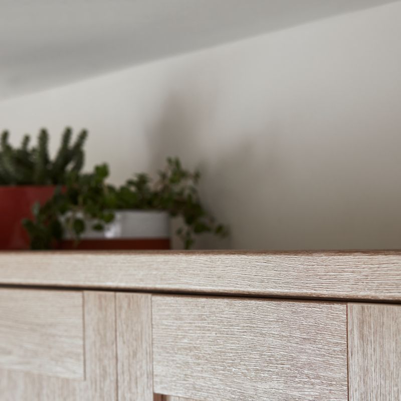 Top- og bundafslutningsliste GoodHome Alpinia egetræ