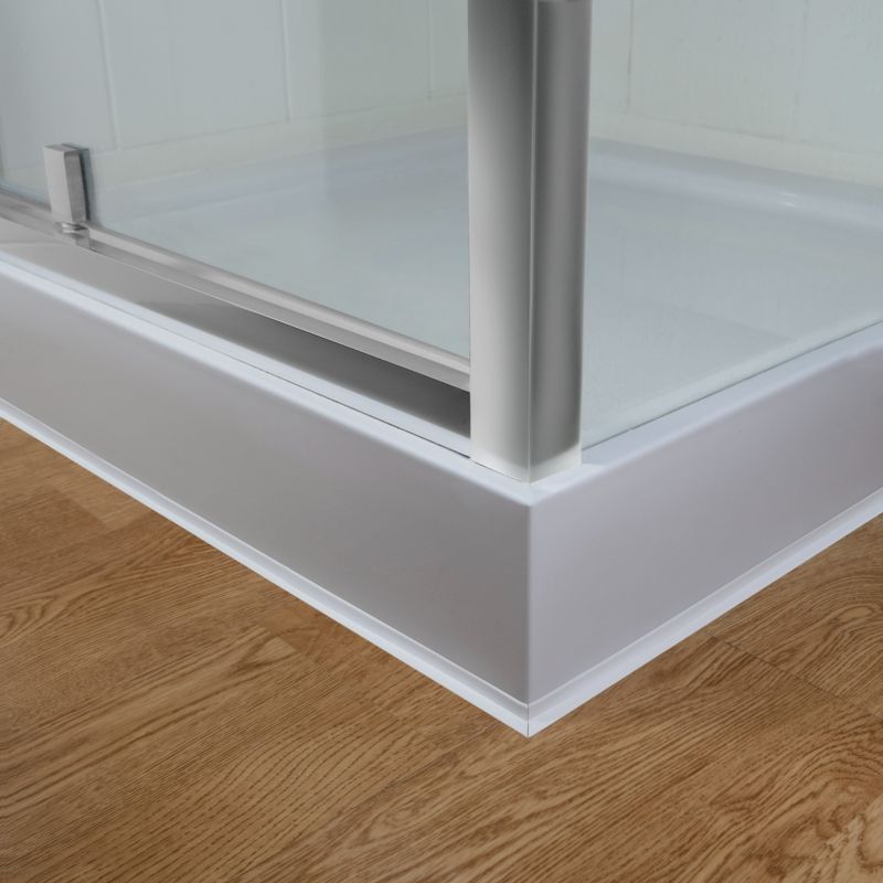 PCV-afslutningsliste 25x15 mm, QUEST, selvklæbende, fleksibel, blød dekorativ tape, hvid, 10 m