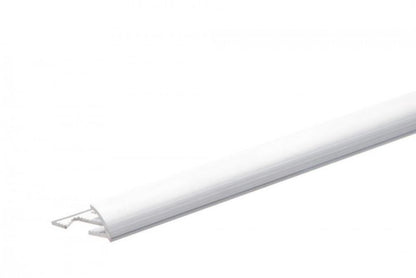 Listwa Wykończeniowa Aluminiowa 250 cm Srebrna Okrągła | 5904584843037