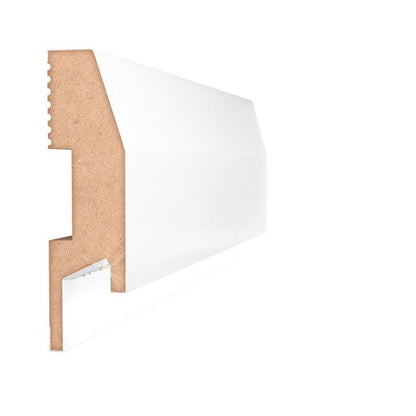 Listwa Przypodłogowa MDF 100 x 30 x 2000 mm Hvid Halvmat
