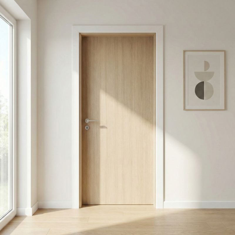 MDF Afslutningsliste 6 x 30 x 2400 mm Hvid Selvklæbende