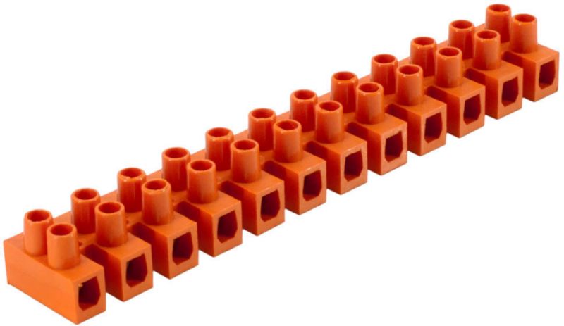 Brandfast klemrække 12 x 10 mm²