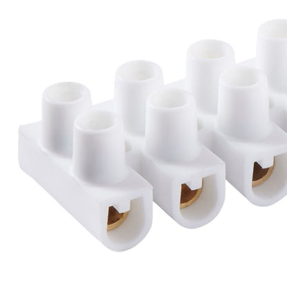 Diall 12-polet klemrække 2,5 mm 3 A hvid