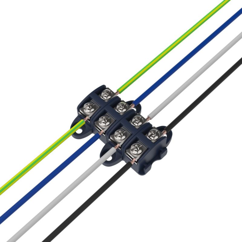 Elektro-Plast klemrække 4 x 4 mm²