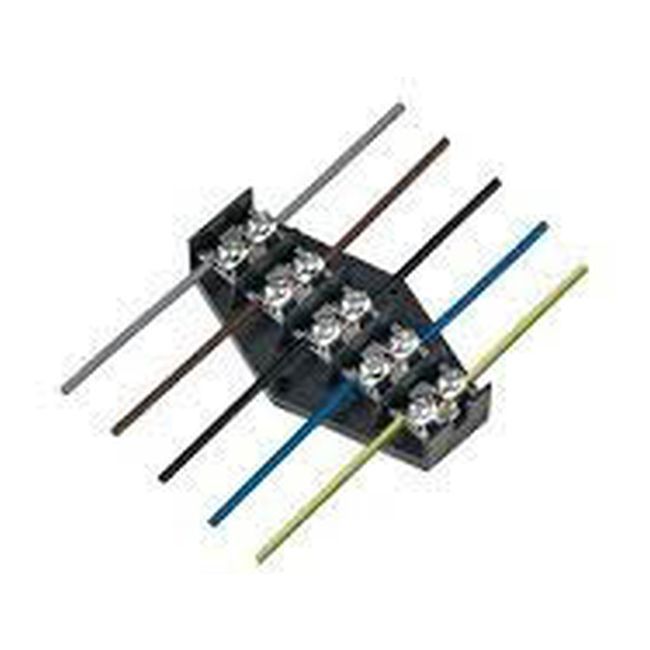 Elektro-Plast klemrække 5 x 10 mm² sort