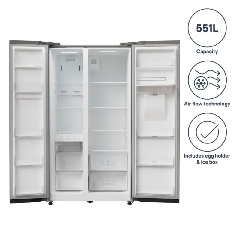 GoodHome køleskab 90 cm GH90SBSEU