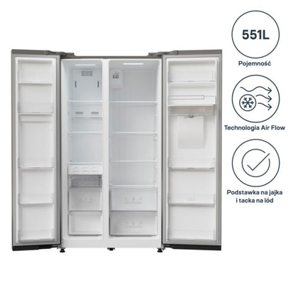 GoodHome køleskab 90 cm GH90SBSEU