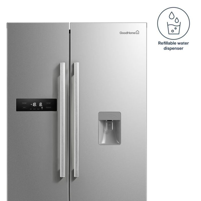 GoodHome køleskab 90 cm GH90SBSEU