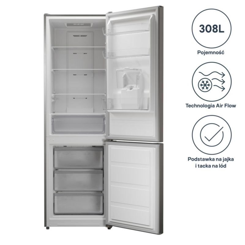 GoodHome no frost køleskab 60 cm GHFSFFWDEU