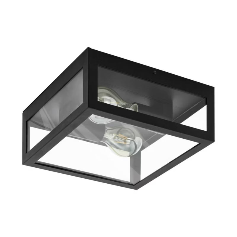 Loftlampe AMEZOLA 99122 IP44 Sort