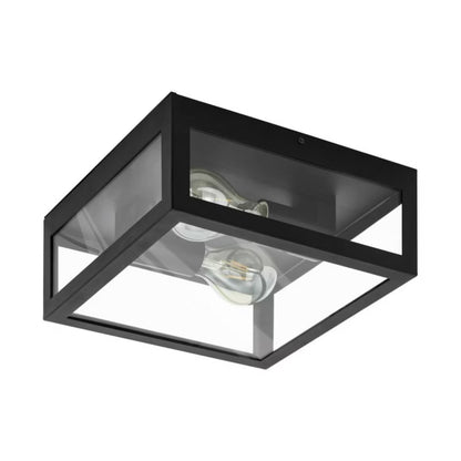 Loftlampe AMEZOLA 99122 IP44 Sort